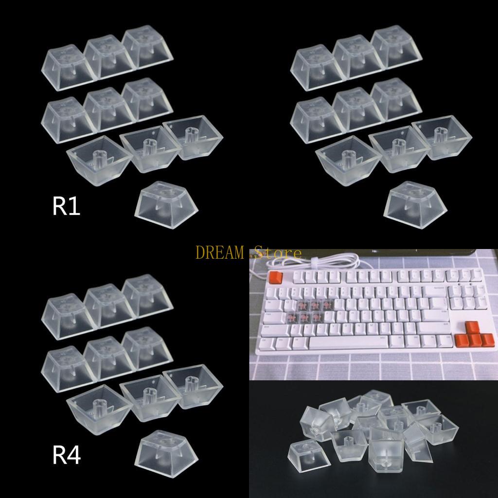 10Pcs Transparent ABS Universa - Gaming Keyboard Best incelemesi ve fiyatı