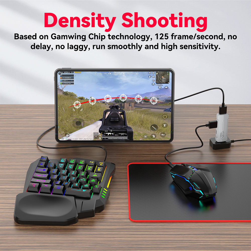 5 in 1 Mobile Controller Gamin - Gaming Keyboard And Mouse Converter For Mobile incelemesi ve fiyatı
