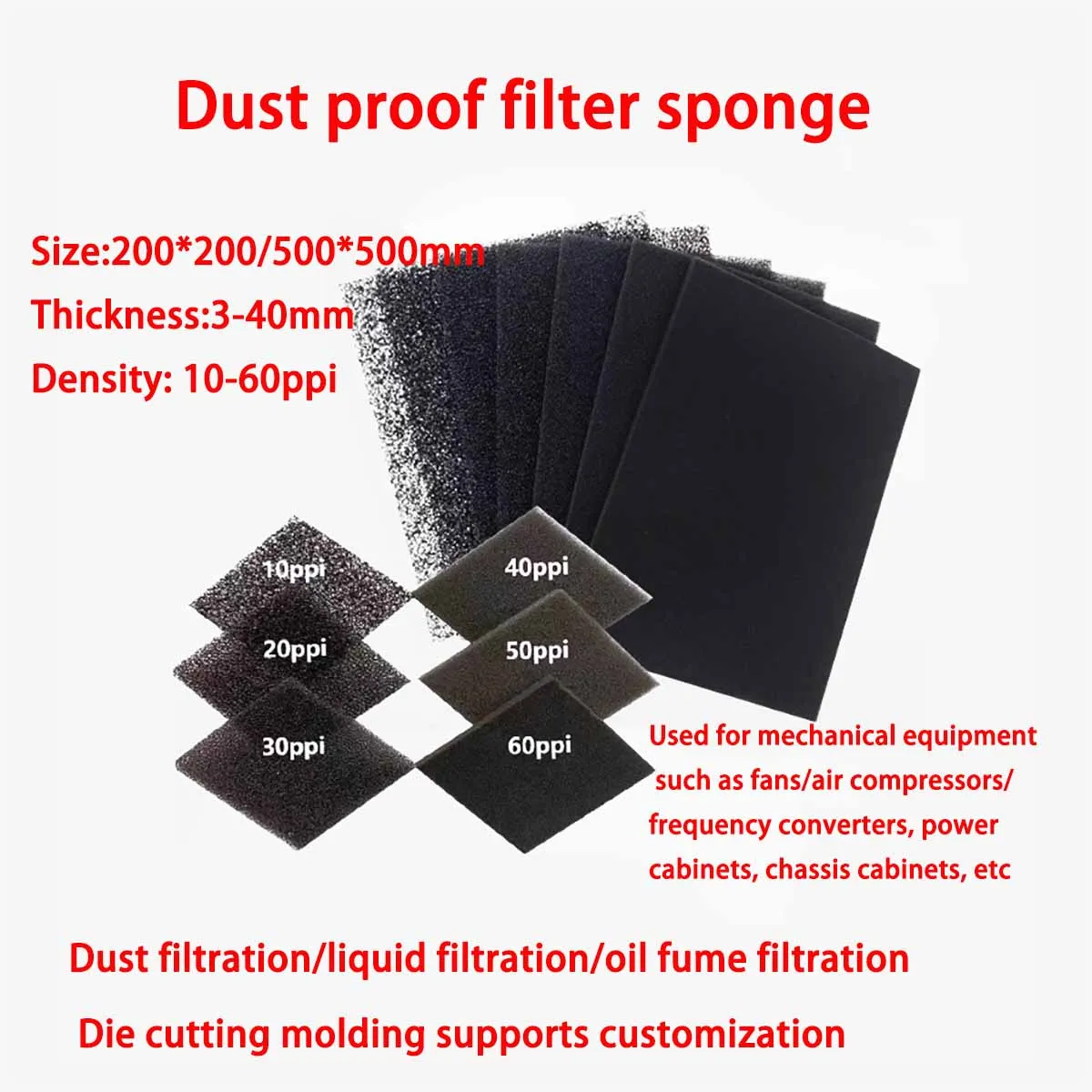 Aperture Dustproof Filter Spon - Polyurethane Foam Sheet incelemesi ve fiyatı