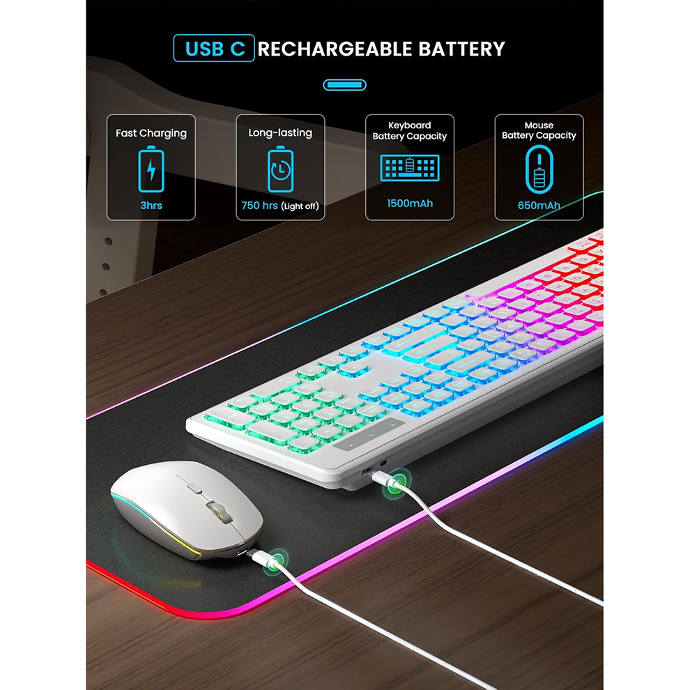 Backlit Wireless Keyboard and  - Gaming Keyboard And Mouse Combo incelemesi ve fiyatı