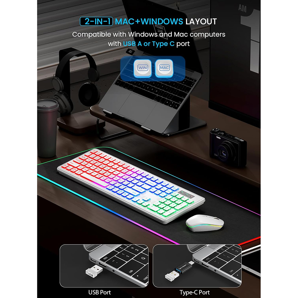 Backlit Wireless Keyboard and  - Gaming Keyboard And Mouse Combo incelemesi ve fiyatı