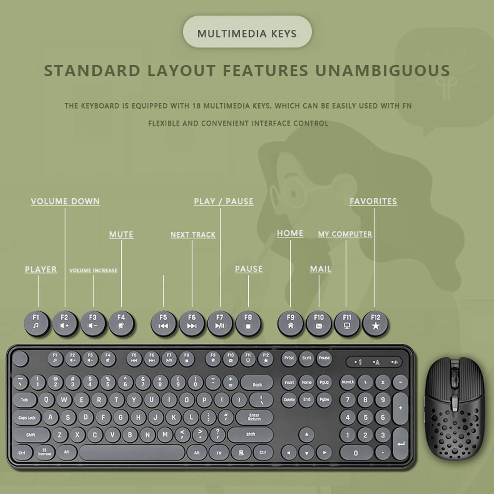 104 Keys 2.4G Wireless Gaming  - Gaming Keyboard And Mouse Combo incelemesi ve fiyatı